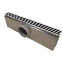 Diffuseur 4 fentes + Plénum isolé montés - L.1165 Air neuf