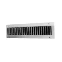 Grille sur conduit simple déflexion de soufflage en acier GD 102 - 1025x225 mm