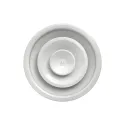 Diffuseur circulaire à jet réglable, blanc, D raccord 630 mm