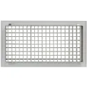 Gdd 400X100 - grille alu double deflexion 400X100