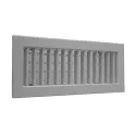 Grille de soufflage/reprise à ailettes orient. dble déflec, alu, D 500 x 100 mm
