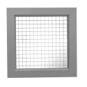 Grille de reprise à mailles fixes, alu, D 700 x 600 mm