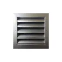 Grille extérieure de soufflage/reprise avec filtre, alu, D 400 x 700 mm
