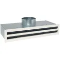Plénum pour diffuseur à fentes Lined 1 fente - piquage D125