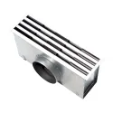 DFA-FP 4F 600X300B - diffuseur 4 fentes blanc+plenum lg600X300 blanc
