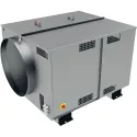 Caisson C4 Ecowatt, 1000 m3/h, refoul. horiz dble piquage, iso 25 mm, mono 230V