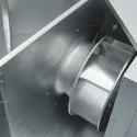 Caisson C4 ECOWATT, 9200 m3/h, refoul. horiz modulable, iso 25 mm, tri 400V