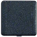 Prise métal carrée 8.9 X 8.9 cm martelé anthracite