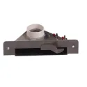 Trappe aspirante de cuisine inox seule 22 X 5 cm