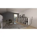 Kit d'installation pour système de flexible rétractable pour mur en brique