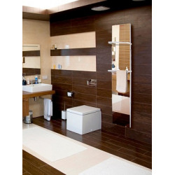 Radiateur eau chaude Miroir 1196 Watts, Vertical