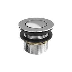 Bonde avec vidange Clic-clac CW1 pour baignoire avec trop-plein