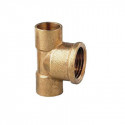 Té laiton pression femelle / femelle / femelle 1/2" Ø 16 Réf : 130GC161516 Thermador