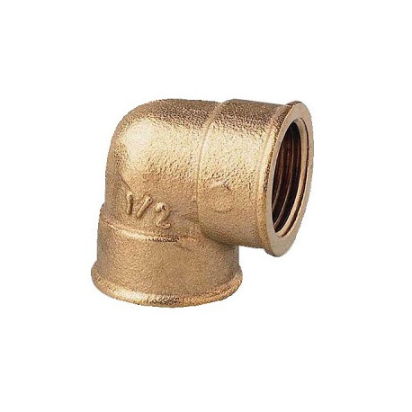 Coude laiton brut femelle / femelle 3/4" Ø 20x27 Réf : 04378