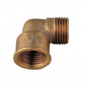 Coude laiton brut mâle / femelle 1/2" Ø 15x21 Réf : 92G15 Thermador