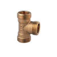 Té égal laiton mâle / mâle / mâle 3/4" Ø 20x27 Réf : 02210