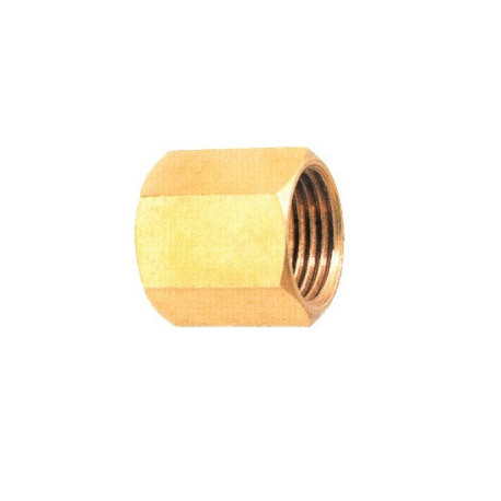 Manchon égal laiton brut femelle / femelle 3/4" Ø 20x27 Réf : 272G20