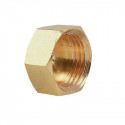 Bouchon laiton brut femelle 3/8" Ø 12x17 Réf : 03805