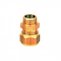 Raccord bicone droit laiton fer / cuivre 1/2" Ø 16 Réf : D351216