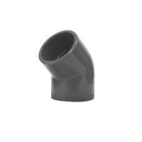 Coude PVC 45 ° petit rayon...