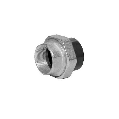 Union PVC-fer pression droit femelle / femelle ⌀ 26x34 32 - Réf : 12222308