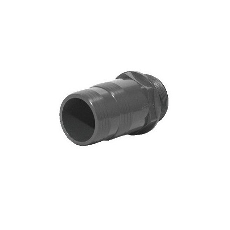 Raccord fer-PVC pression cannelé mâle Ø 25 20x27 - Réf : AFV25