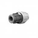 Raccord droit polypropylène 16 bars serrage extérieur femelle Ø 33x42 40 - Réf : 3ZFP4011/4