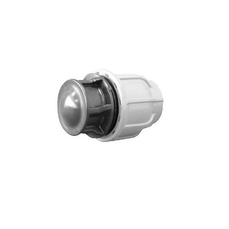 Bouchon d'extrémité arrosage polypropylène pour PE Ø25 - Réf : 3ZCP25