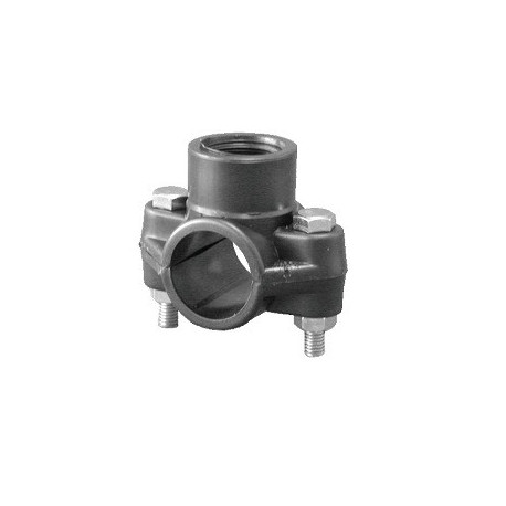 Collier de dérivation Polypropylène pour tuyau PE/eau ⌀32 20x27 - Réf : ULM323/4