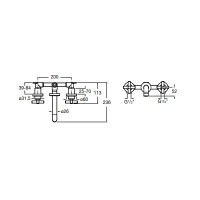 Mélangeur lavabo Loft Chromé H 70 mm