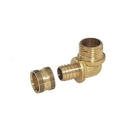 Lot de 10 coudes mâle à glissement Mâle 3/8" - Réf : 4340