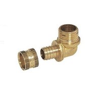Lot de 10 coudes mâle à...