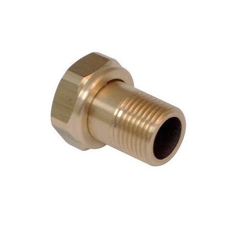 Raccord compteur 2 pièces avec méplat, sans trou de plombage Sudo 2" - 2"1/4 Ø 50x60 - Réf : 3417