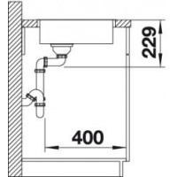 Evier Andano 180-IF 220x440 mm Inox 522951