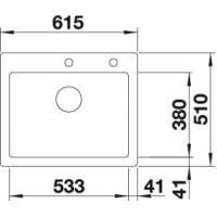 Evier Palona 6 Magnolia 524732