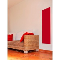 Radiateur eau chaude Monochrome 1200 Watts, Vertical Gris Clair