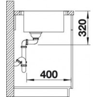Evier Andano XL 6 S-IF Inox 1000x500 mm Egouttoir à gauche Inox 522999
