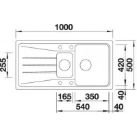 Evier Sona 6 S Blanc 520898