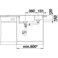 Evier Blancodelta II Blanc 523660