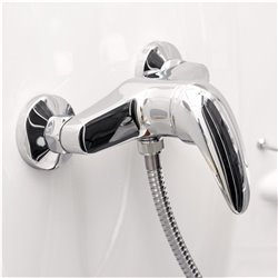 Cabine de douche Kineprime Glass C niche Mécanique Portes pivotantes 80x80 cm