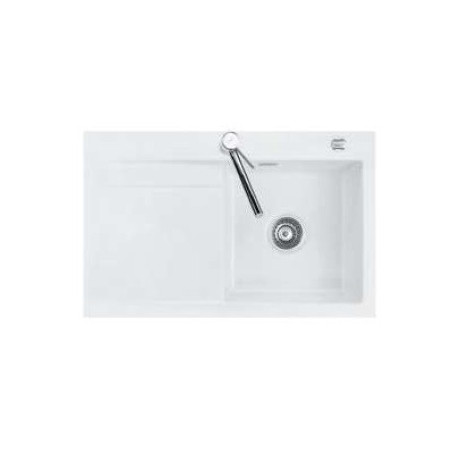 Stema, EV 5052 G 216 1 grand bac, 1 égouttoir à gauche Blanc brillant
