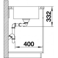 Evier Lemis 8-IF 2 Cuves Manuel Inox 523039