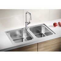 Evier Lemis 8-IF 2 Cuves Manuel Inox 523039