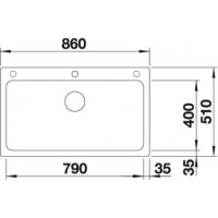 Evier Naya XL 9 Tartufo 521819