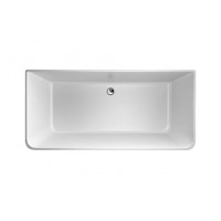 Baignoire semi ilot Patinato Petite 152,4x80 cm, 167 Litres