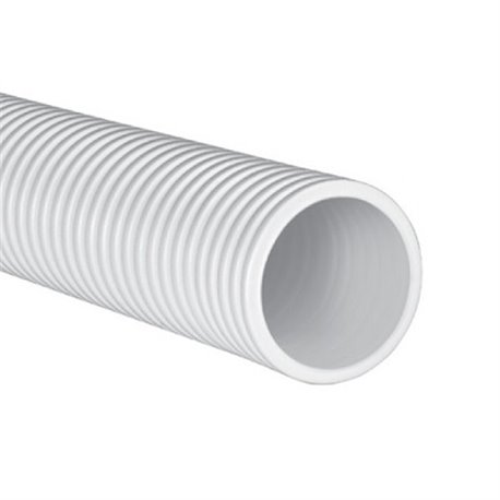Conduit semi-rigide pour réseau d'aspiration domestique Aldes, 11070049 D44/50 mm L25 m