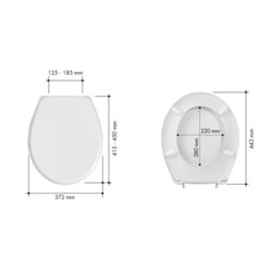 Abattant Ancoflash Anconetti thermodur référence 758672