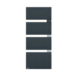 Symphonik 490615 Mât Droite Gris Ardoise Alu