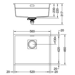 Kubus 2,0 KNG110-52 467759 Oyster Bonde automatique
