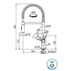 Fox Pro 888909 Mitigeur Chromé
